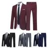 Costumes pour hommes Blazers Ensemble de costume de mariage élégant Revers Vêtements Col rabattu formel Hommes