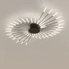 Ceiling Lights Golden Fireworks Led Chandelier For Study Living Room Dining Kitchen Home Decor Lighting Lamp