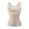 Intimo modellante da donna Corsetto sottoseno traspirante Top Gilet con gancio Osso Vita regolabile Trainer Controllo della pancia Shapwear Dimagrante Body Shaper