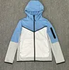 Hoodies Hoodies للرجال في الأسلوب الأوروبي للرجال ، تقلبات تقنية مقنعين ، سترة محبوكة