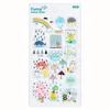 Geschenkwikkel Koreaanse regenachtige dagstickers Leuke regendruppel Paraplu -plakboekje Journal Sticker Diary Decoration Diy Handwerk Craft SuppliesGif