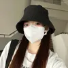 Berets 2023 Summer Korean Fashion hajuku hat stałe kolory wiadra kapelusze czapki mężczyźni drukują czapki hip -hopowe kobiety rybak rybak