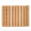 Baking Moulds Wooden Texture Mud Pressed Roller Pattern Rod Embossed Polymer Clay Rolling Pin Ceramic Pottery Art