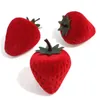 Gift Wrap Creative Jewelry Box Simulation Strawberry Storage Ring Festive Party Boxes Supplies