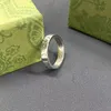 Nieuwe Stijl Paar Ring Persoonlijkheid Eenvoudig voor Minnaar Ringen Vrouw Gift Verzilverd Ring Sieraden Supply