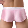 Underpants Men's Boxer Sexy Smooth Brushed Breathable Large Space Single Layer Front Crotch Nylon Spandex Soft And Comfortable Underwear