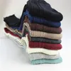 Kadınlar SOCKS Sonbahar ve Kış Twist Çoraplar Vintage Öğrenci Uyluk Socking Pamuk Diz Witner Sock