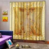 Gordijn European 3d Curtains Angel Design voor woonkamer slaapkamer goud