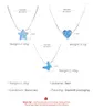 Chains Simple Color Sequin Resin Star Necklace For Women Korean Sweet Butterfly Love Clavicle Chain Special Birthday Gift Jewelry