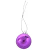 Décorations de Noël 24 Pcs Chic Boules Arbre Plaine Paillettes XMAS Ornement Boule Décoration Violet