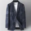 Herrenanzüge Frühling Sommer Dünner Herren Casual Blazer Stretch Kleiner Anzug Outdoor Mantel