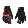 Gants de cyclisme 2023 tacheté ATV vtt BMX moto Protection tout-terrain en Fiber de carbone pur cuir équipement de course