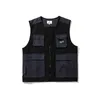 Men's Vests Multiple Men's Pockets Sleeveless Jacket Cargo Vest Coat Japanese Harajuku Fashion Men Women Military Male Waistcoat