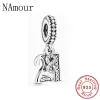 925 Sterling Silver Charms voor Pandora Jewelry Beads 16e 21e 40 50 60 Celebration -kralen