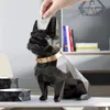 Nyhetsartiklar French Bulldog Coin Bank Box Piggy Figurine Home Decorations Storage Holder Toy Child Bild Pengar Dog för barn 230428