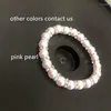 Set di fili che indossano SGR ZPB greco 8 mm ABS colorato fascino braccialetto elastico fai da te Bling Posh cristallo Sorority Fraternità gioielli divini