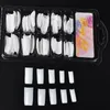 False Nails 100Pcs DIY Acrylic Gel French Nail Art Colored Tips