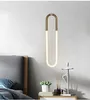 Lustres Moderne Italien Or En Forme De U Tube Pendentif Éclairage De Luxe Lustre Salon LED Suspension Lampes PA0559