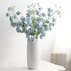 Decorative Flowers 1 Branch Faux Silk Flower Realistic Fresh-keeping Weather-resistant Arrangement Fake Campanula For Gifts