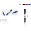 wholesale Painting Pens 25pcsSet Retractable Ballpoint Pen Large Capacity 05mm Gel BlackRedBlue Replaceable Refill School Stationery Supplies 230428
