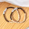 Charm Bracelets Gojomem Exotic Letter Hand-made Shell Elastic Bracelet For Women Girl Gifts Customized Fashion Jewelry