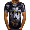 Camas de camisetas masculinas Estilo de verão Totem Pterodactyl 3D T-shirt Casual Casual Roupas de mangas curtas Harajuku Moda Design Tops