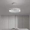 Chandeliers Modern Minimalist LED Crystal Chandelier Decorative Home Ring Light Living Room Study Of