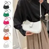 Evening Bags Women Summer Flap Shoulder Bag PU Leather Solid Color Crossbody Phone Lady Girl Travel Dating Shopping Handbag Satchel Purse