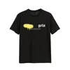 Designer PA T Shirt Brand Clothing Shirts Spray Heart Letter Cotton Short Sleeve Spring Summer Tide Mens Womens Tees