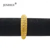 Bangle Jin Hui Fashion Gold Color Banles for Women Bride Bracelets Etiopian/France/African/Dubai Biżuteria Prezenty ślubne