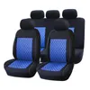 Auto -stoel omvat Rownfur Polyester Cover Universal Fit Most Cars Protector Four Seasons for Interior Styling 1 Set