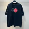 Lyxdesigner kvinnor t shirt skjorta korrekt version familj front cirkel bokstav mastercard online röd samma lös ärm t-shirt