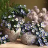 Decoratieve bloemen Mixed Color 6 Takken Daisy Artificial Plants Home Mother's Teacher's Day Thanksgiving Gift