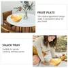 Dinnerware Sets Trays Coffee Table Geometric Fruit Basket Cereal Bowl Plasticos Para Postres Chip Bowls Snack Cookie Boxes Mixing