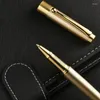 Top Grade luxe metalen roller Signature Pen Black Neutral Gel Business Gift Advertentie Verjaardag