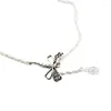 Chains Original 925 Sterling Silver Collier Necklaces For Women Dreamy Dragonfly Necklace Pendant Fine Jewelry Party Gift Wholesale