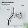 Kitchen Faucets Anti-Theft Faucet Water Tap With Lock Key Alloy Switch Bibcocks For Outdoor Garden