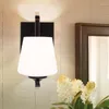 Wandlamp Moderne LED GLAS SCONCES Marmeren glazuur Bunk Bed Lights Head Applique Lampen voor lezen