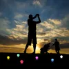 Golf topları 6pcs Karanlık Işıkta Parlıyor Luminous Led Golf Topları Golfçüler için Gece Uygulama Hediyesi 230428
