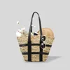 Shopping Bags Handmade Straw Bag Large Capacity Shoulder Handbag Rattan Weave European And American Beach Holiday Women's