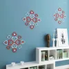 Stickers Muraux Cristal Coeur Forme Acrylique Pour Salon Décor À La Maison Enfants 6 Ensembles/lot Multi Couleur