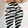 Aktywne spodnie Leopard Bow Bezproblemowe legginsy Kobiety Push Up Printing High Wase Strethcy Fitness Pant Trening Sport Legging