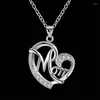 Chaînes Droppshiping Amour Maman Collier Bijoux MUM Lettres Coeur Pendentif Fête Des Mères Cadeau D88