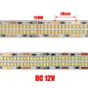 DC 12V LEDストリップライトSMD 2025 624LEDS/M HIGH Bright Flexible LEDリボンテープ用部屋の装飾用白/天然白/温かい白い5m