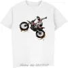 Men's T -skjortor Moto Tete de Mort 3D Tryckt Herr Fashion Summer Cool Hipster Tshirt Motorcykel Kort ärmskjorta plus storlek