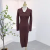 Lässige Kleider Vintage Elegante Damen Französischer Stil Umlegekragen Knöpfe Split Solide Einreiher Damen Partykleid Vestidos