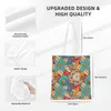 Sacolas de compras bolsas de ombro coloridas femininas eco moda linda bolsa de grande capacidade para compras casuais aluno