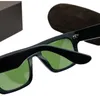 Klassische polarisierte Bigrim-Sonnenbrille UV400 53-20-140 Italy Square Plank Vollrand-HD-Schutzbrille mit dunkelgrünen braunen Gläsern im Fullset-Design