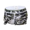 Caleçon Éléphant Poche Sous-Vêtements Hommes Léopard Imprimé Coton Sexy Boxers Shorts Drôle Culotte Lenceria Nouveauté Gay Troncs Calzoncillos