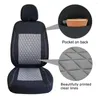 Auto -stoel omvat Rownfur Polyester Cover Universal Fit Most Cars Protector Four Seasons for Interior Styling 1 Set